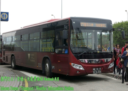 澳门701X (24小時服務)公交车路线