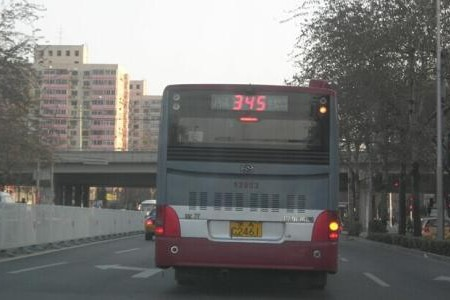 北京345快公交车路线