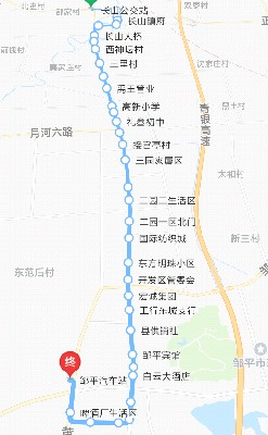 滨州邹平5路公交车路线