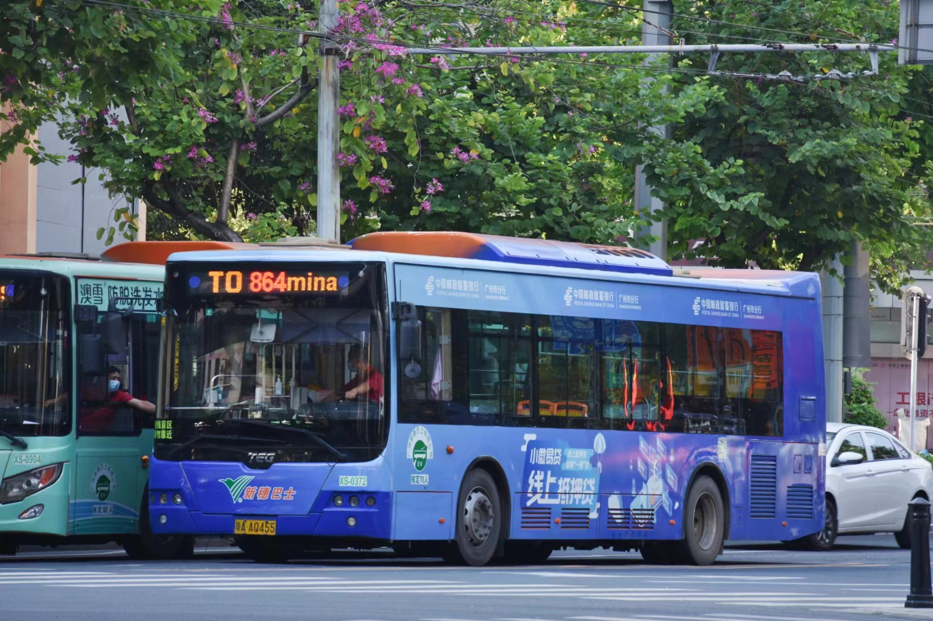广州864路公交车路线