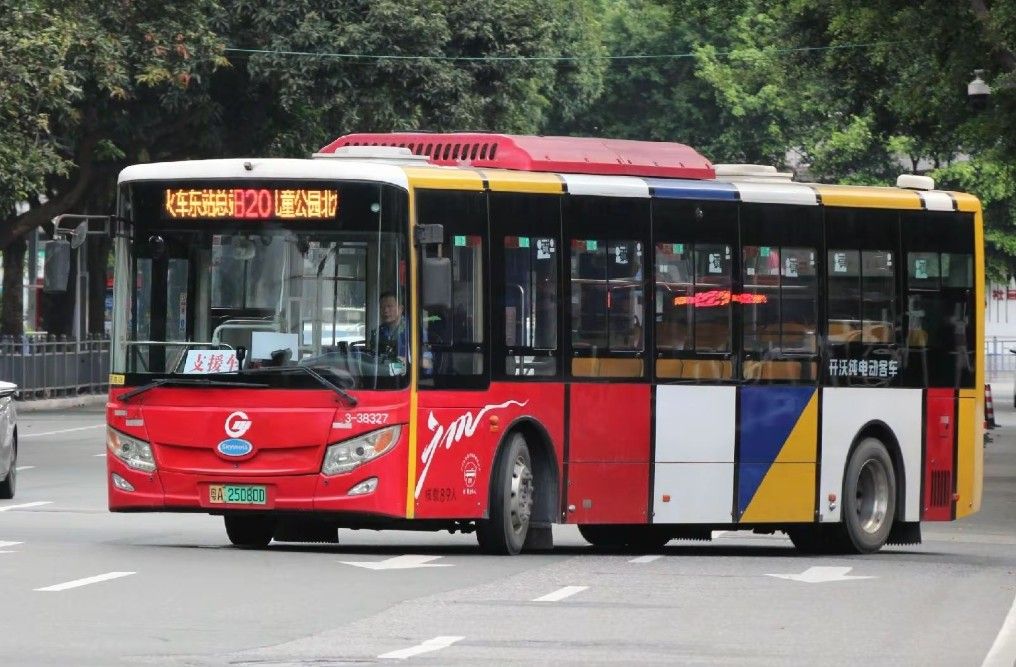 广州B20路公交车路线