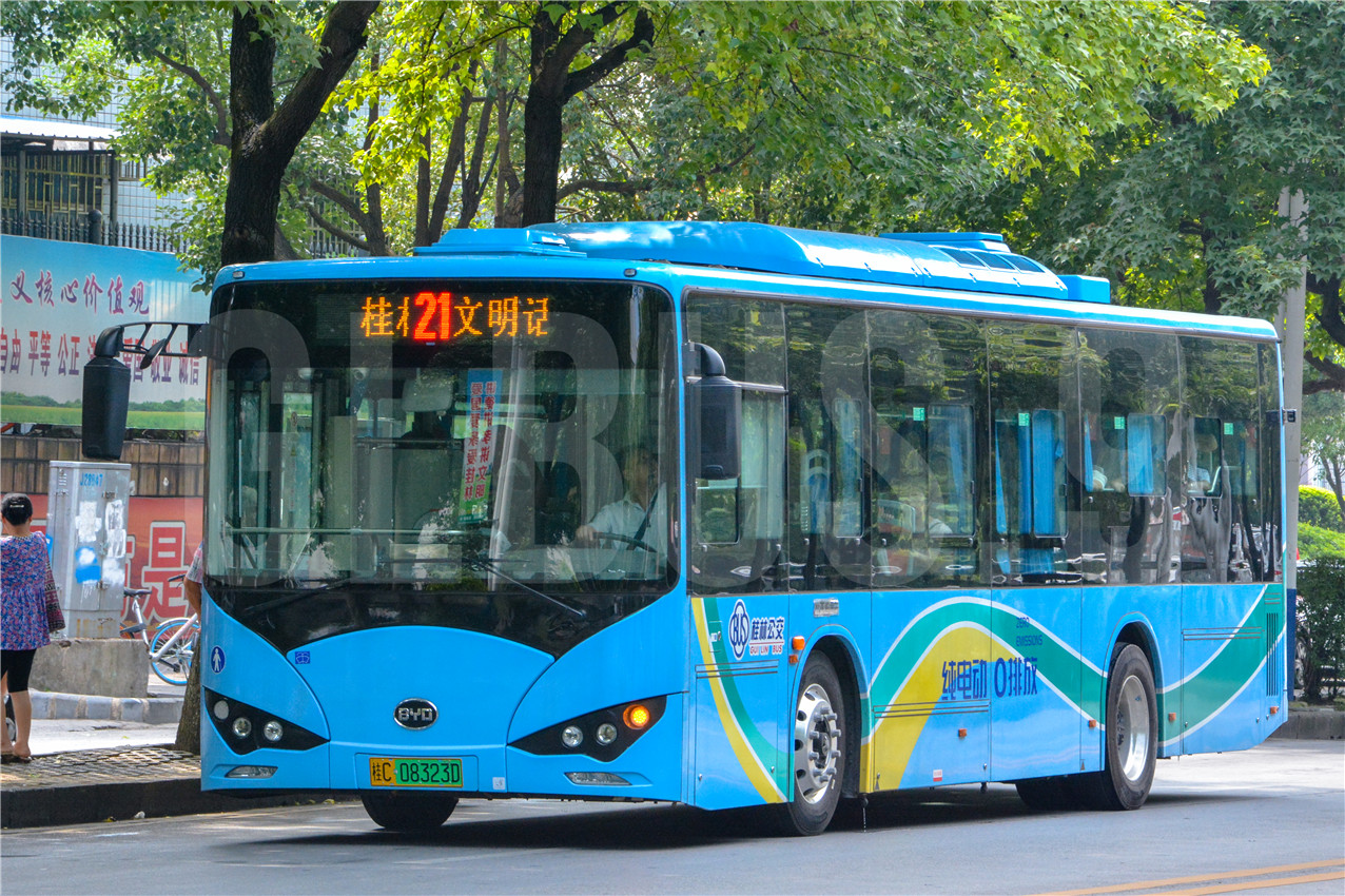 桂林21路区间公交车路线