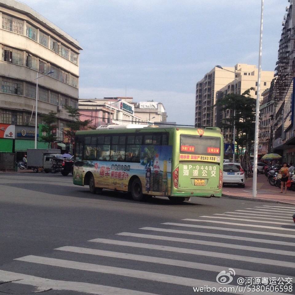 河源101路公交车路线