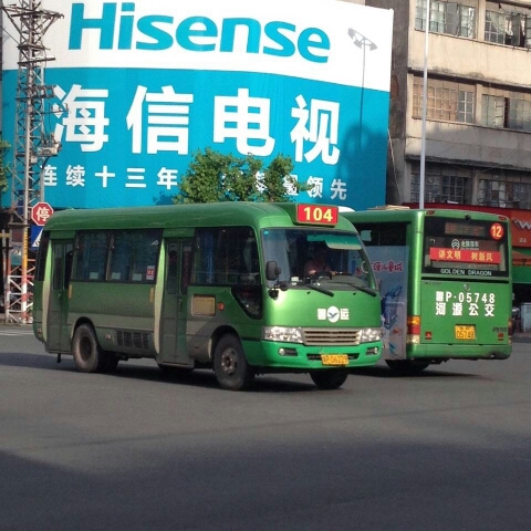 河源104路公交车路线