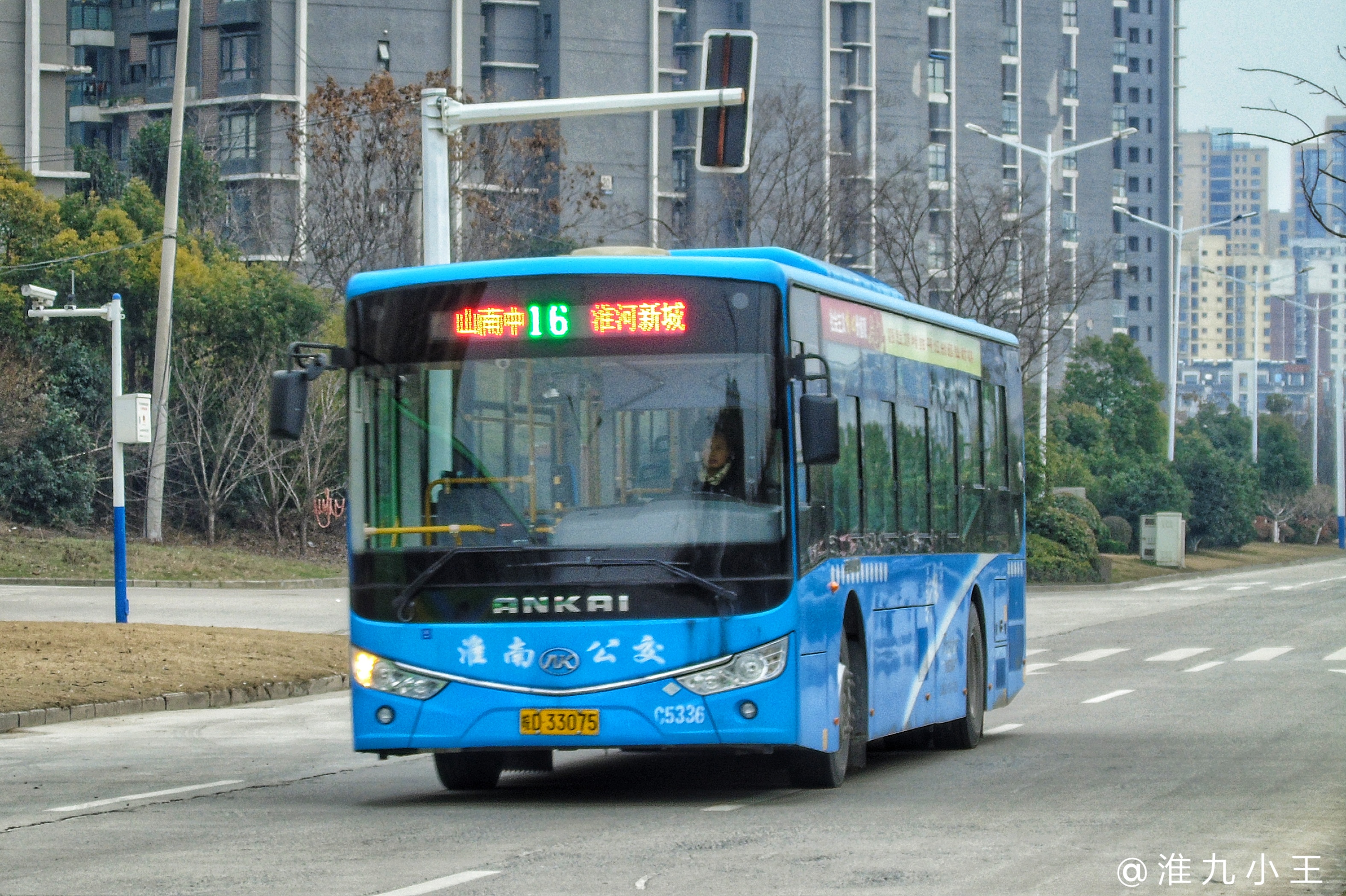 淮南16路公交车路线
