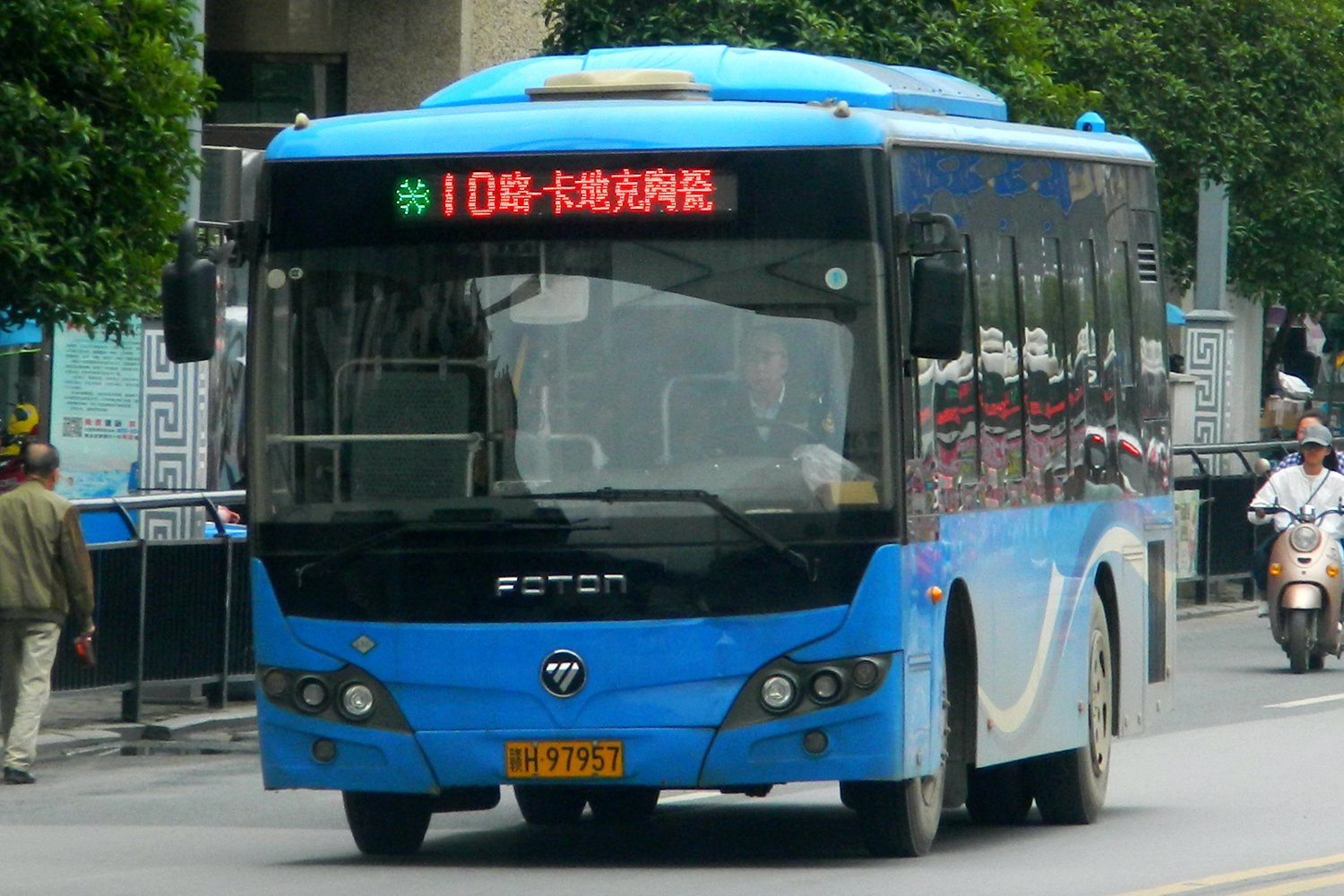 景德镇10路公交车路线