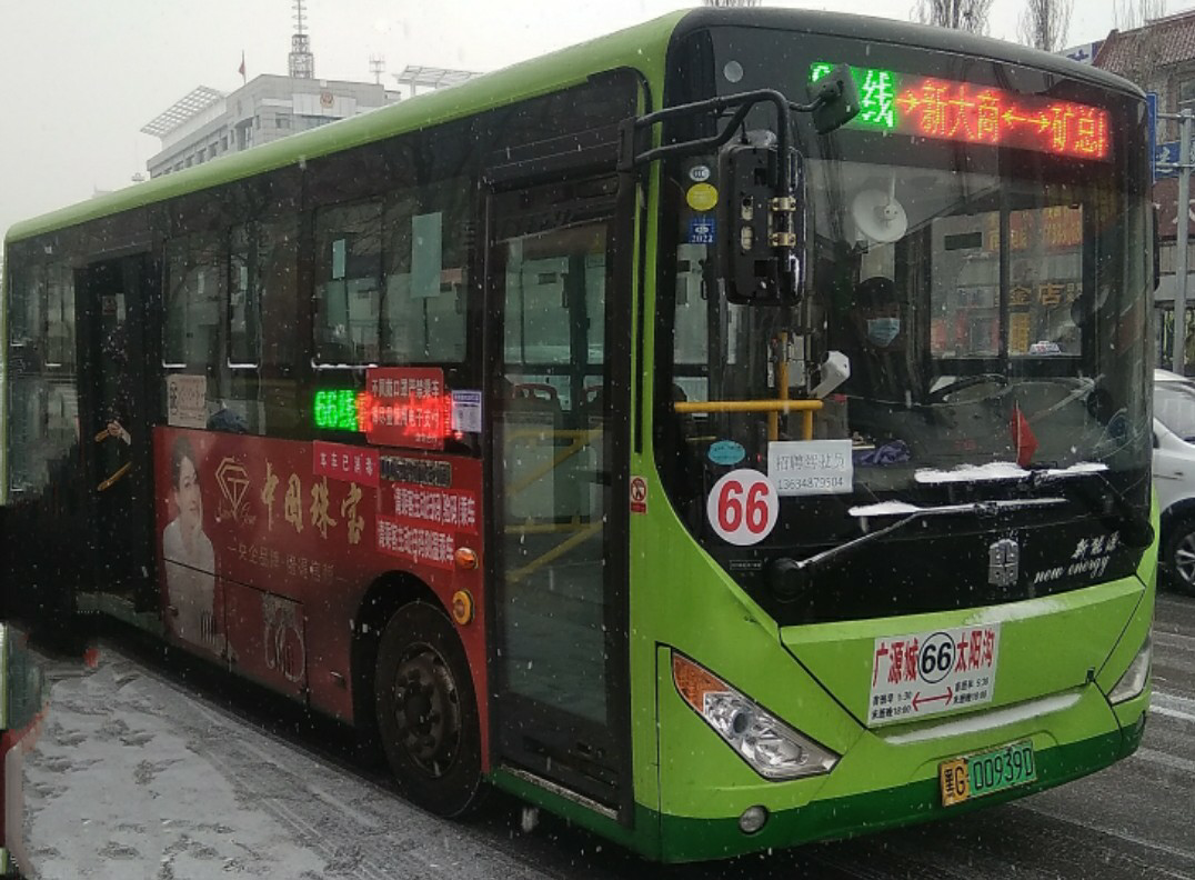 鸡西66线公交车路线