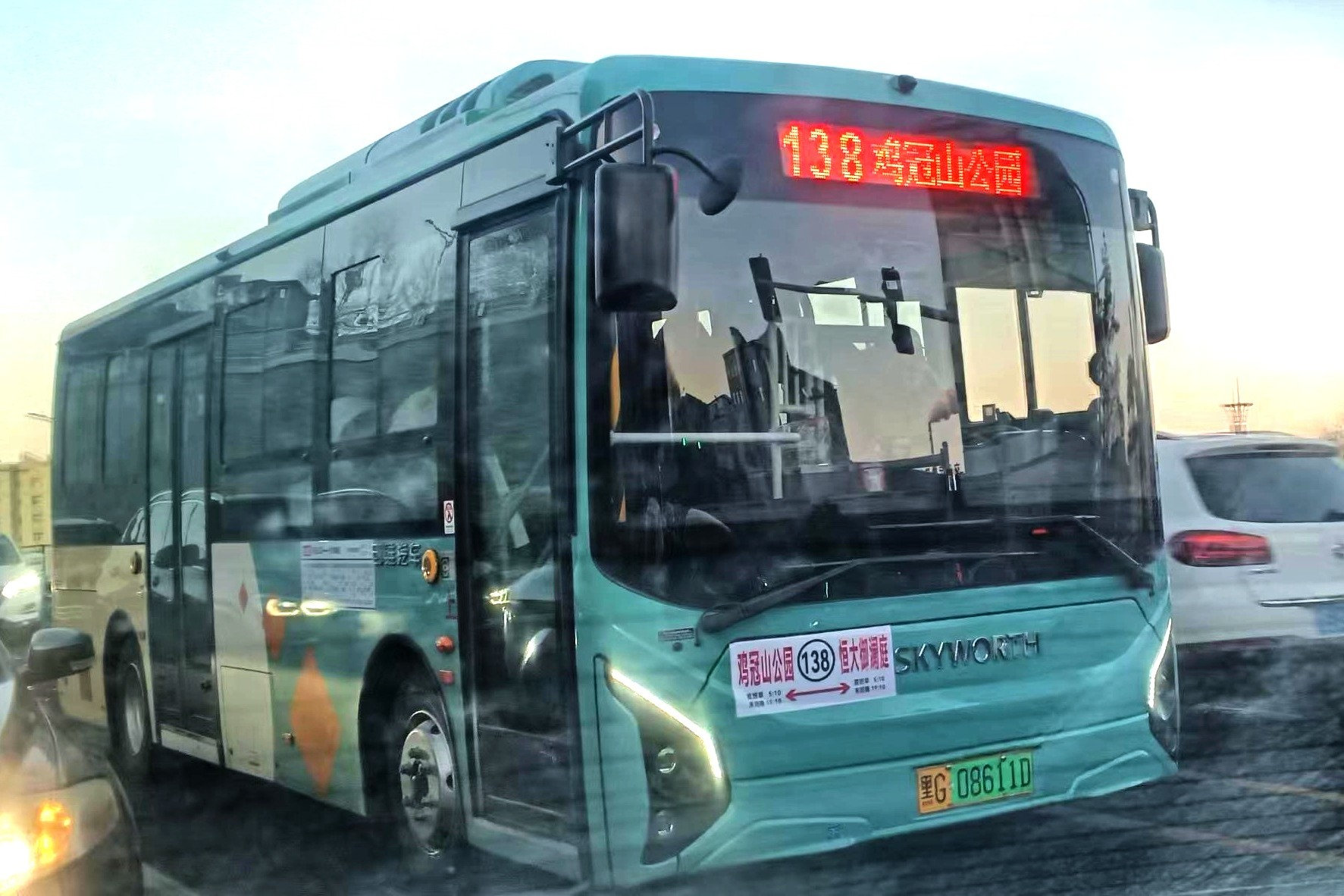 鸡西138线公交车路线