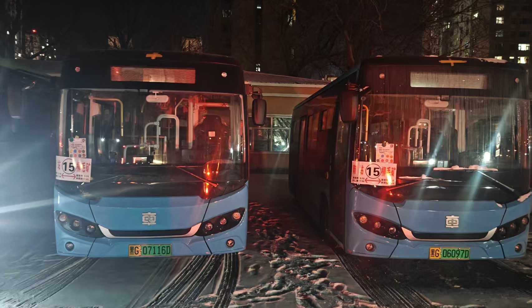 鸡西15线(柳毛矿)公交车路线