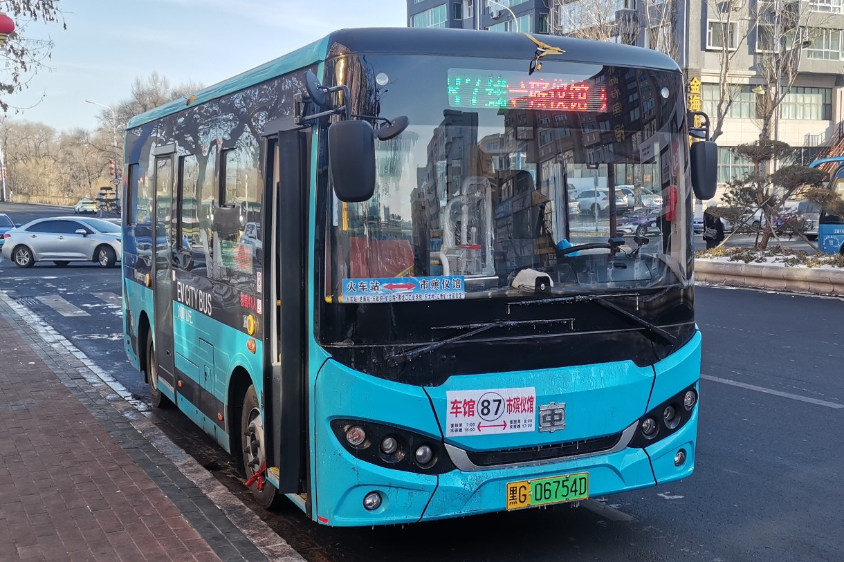 鸡西87线/殡仪馆公交专线公交车路线