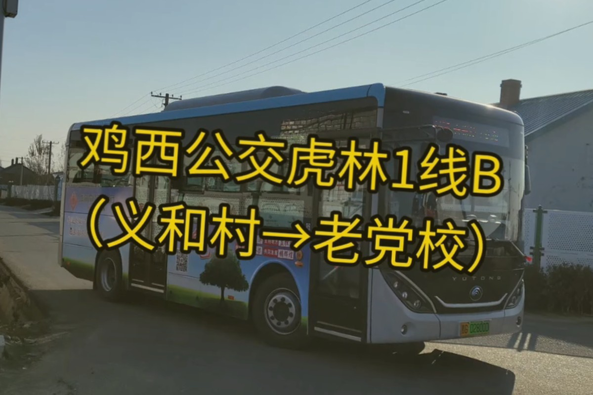 鸡西虎林1线B公交车路线