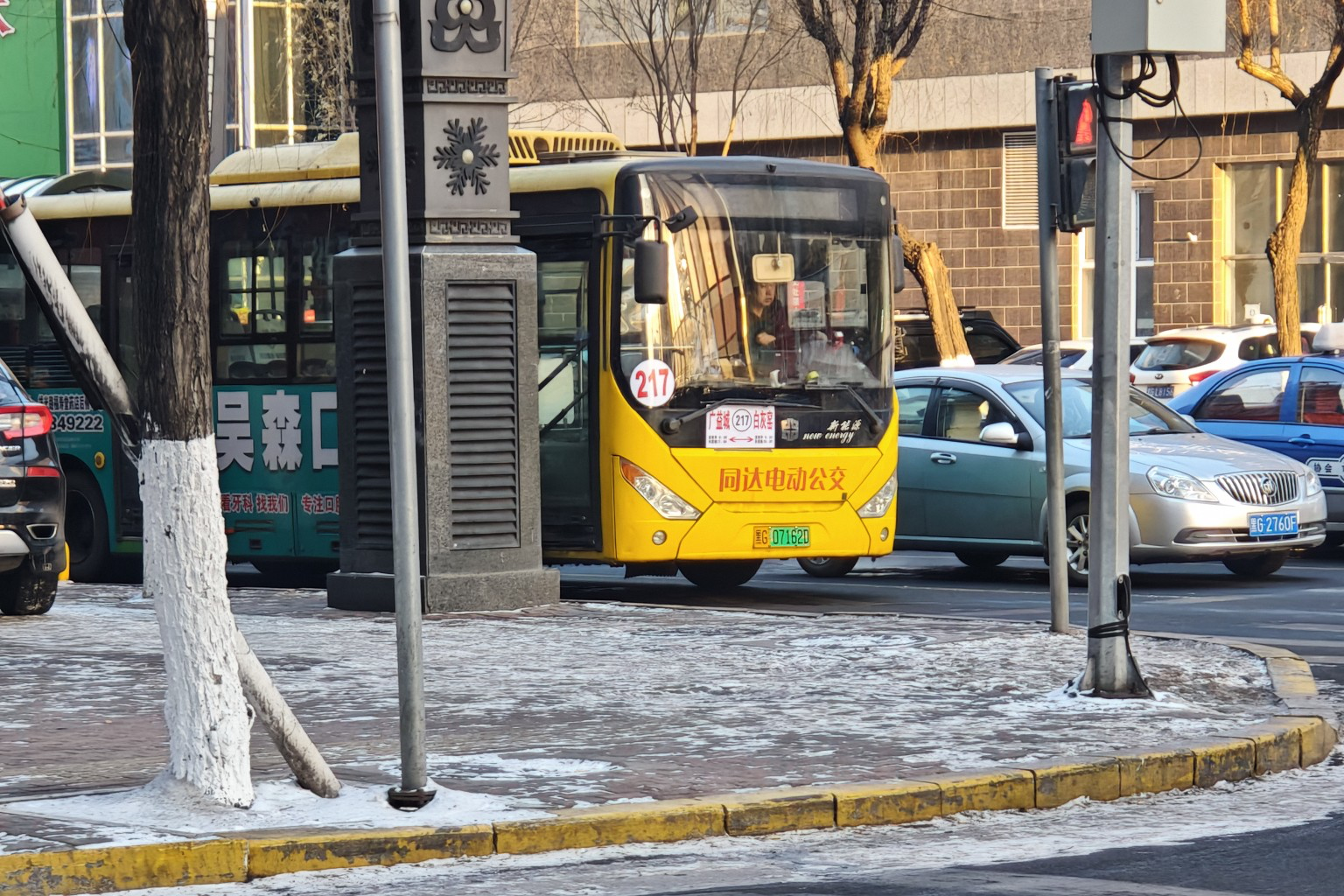 鸡西217线(滴道荣丰)公交车路线