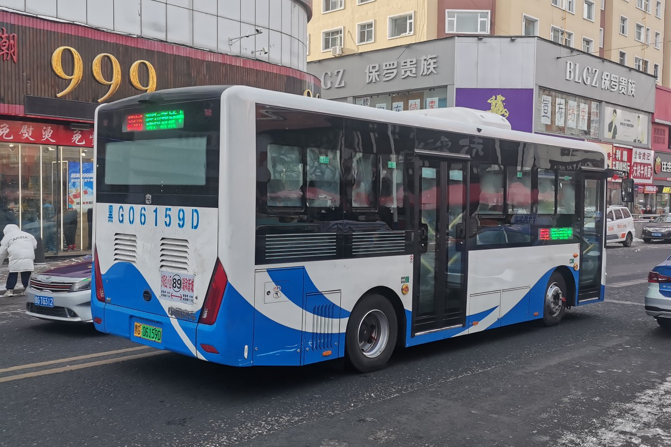 鸡西89线公交车路线