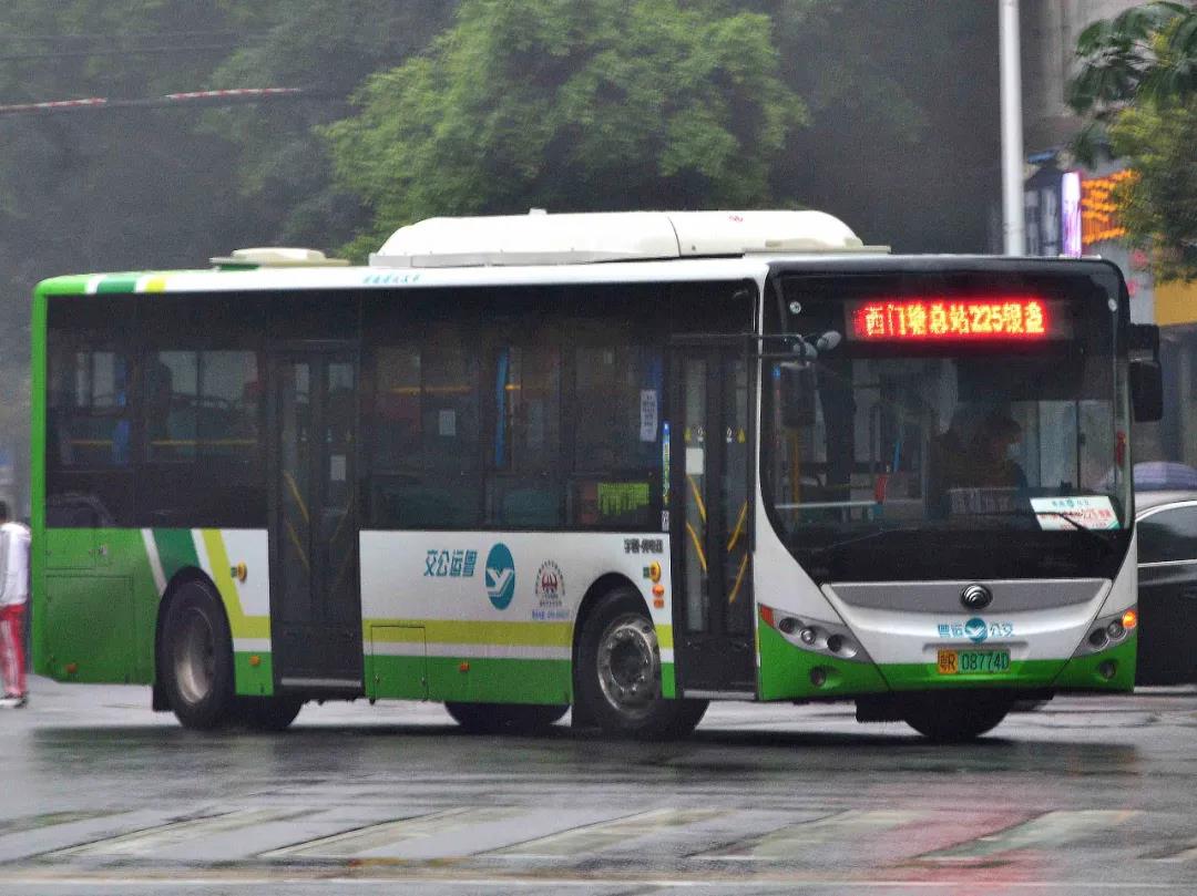 清远225路公交车路线