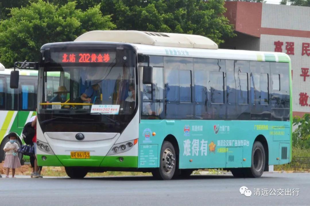 清远202路公交车路线