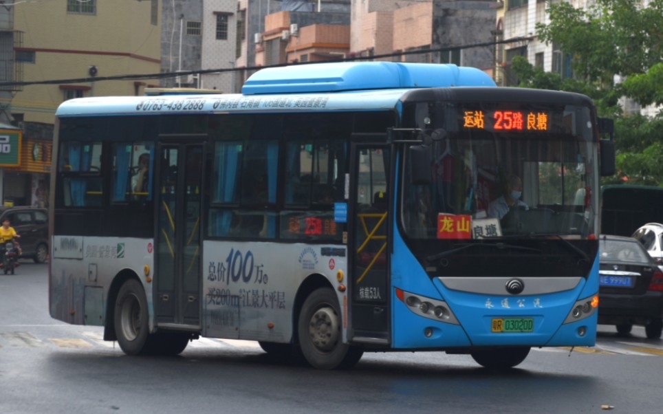 清远佛冈25路公交车路线