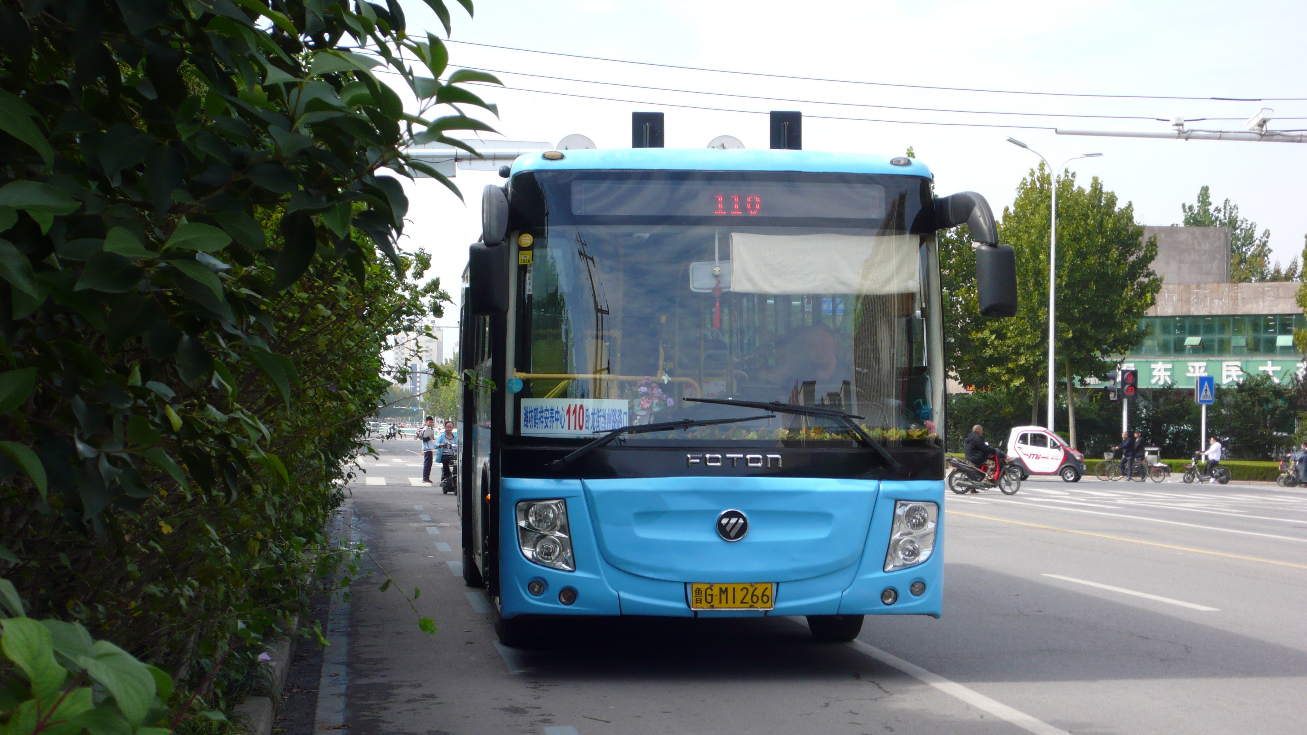 潍坊110路社区公交专线公交车路线