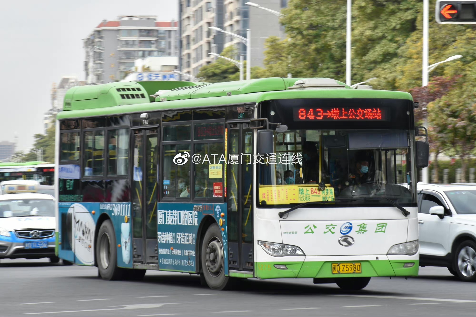 厦门843路公交车路线