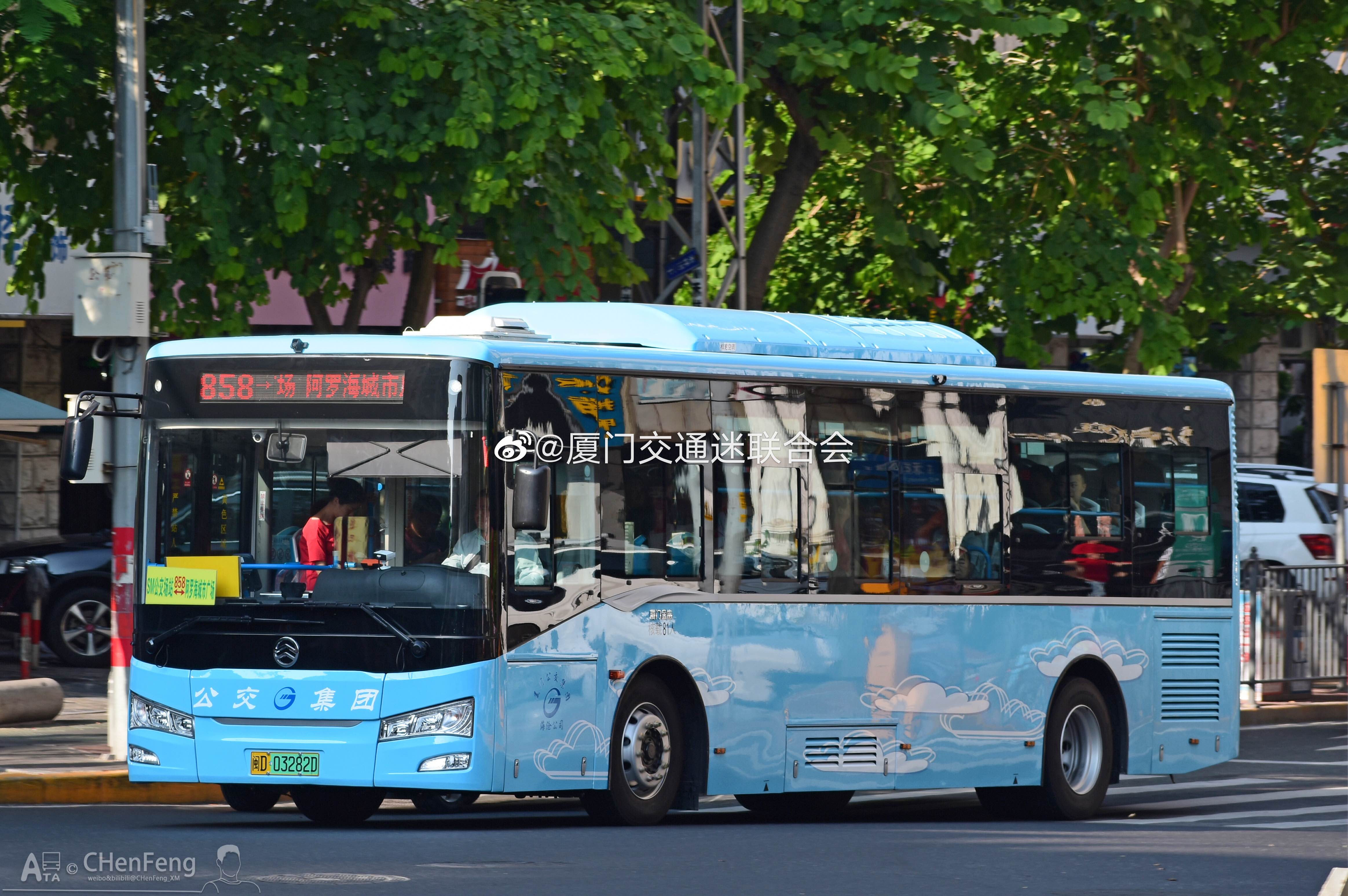 厦门858路公交车路线