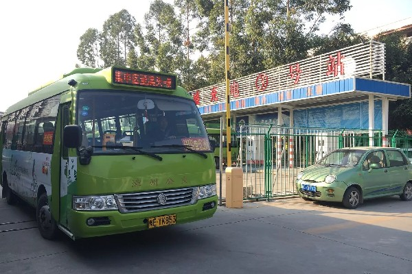 漳州长泰定制专线2公交车路线