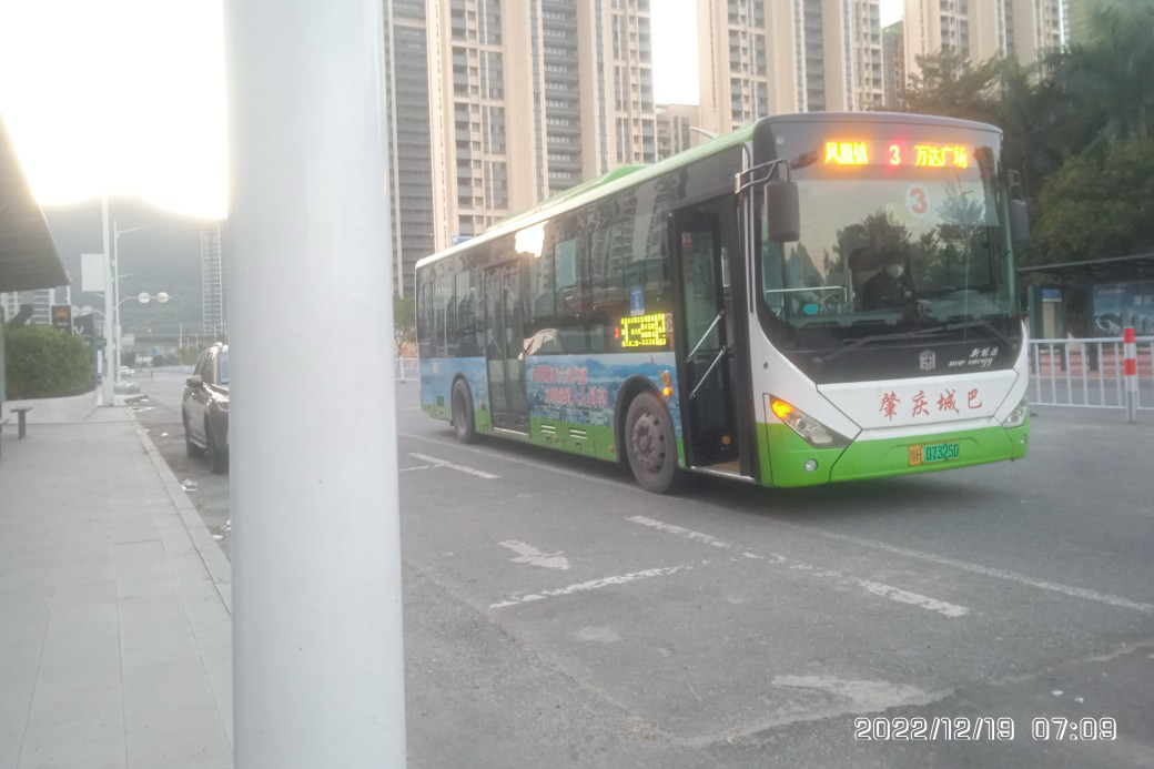 肇庆3路公交车路线
